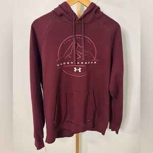 Under Armour Maroon Hoodie for Men